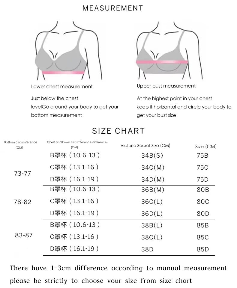 Fashionable Rhinestone Push-Up Bra & Panty Set - Large Size