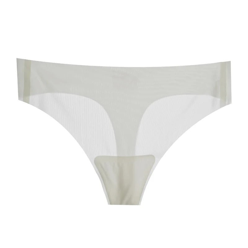 M-XL Transparent Thong - Ultra-Thin, Seamless, Quick-Drying Low-Rise Underwear